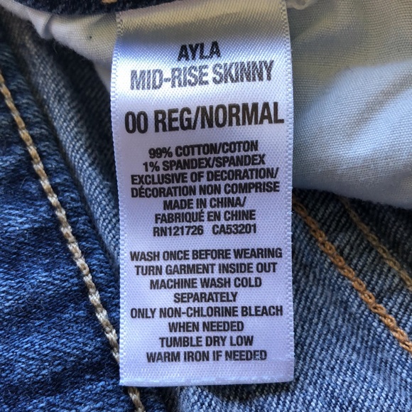 Aeropostale Women’s Ayla Mid-Rise Skinny Jeans - Picture 6 of 7